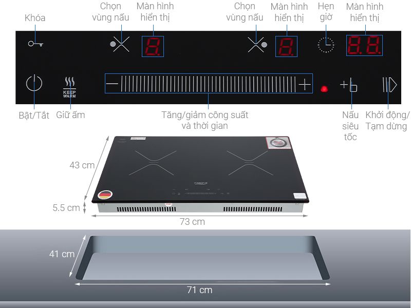 Đánh giá bếp từ Chefs EH-DIH366